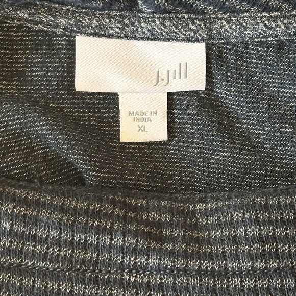 J. Jill XL Striped Cowl Neck Long Sleeve Pullover Sweater - Picture 7 of 7